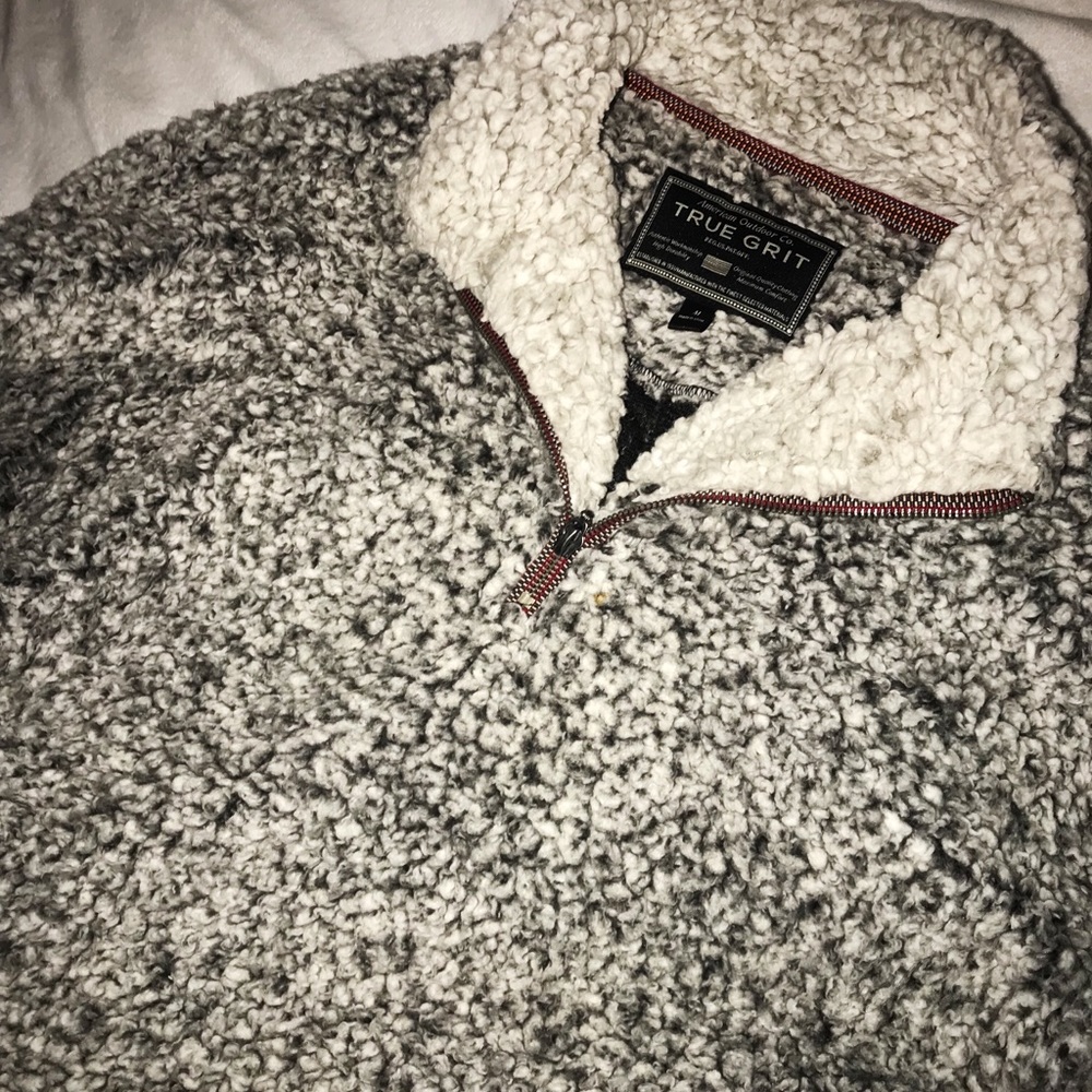 medium true grit sweater